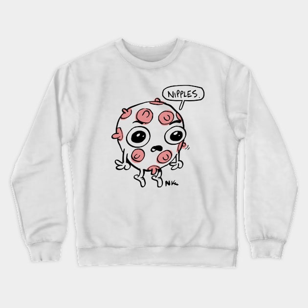 Nipples Crewneck Sweatshirt by neilkohney